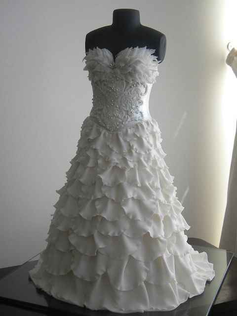 Wedding cake robe de mariée