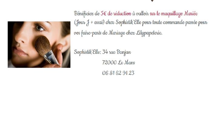 faire part et beauté mariée 