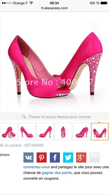 Commande chaussure aliexpress - 1