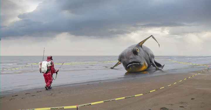 Baleine mutante ayant mangé pinocchio !! 