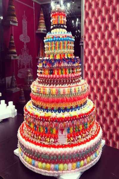 pièce montée de bonbon