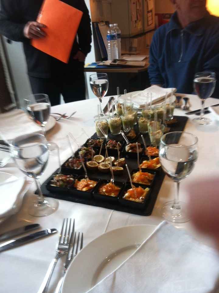 Notre dégustation de mariage - 1
