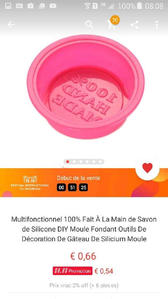 Cadeaux invités /diy bougie - 2