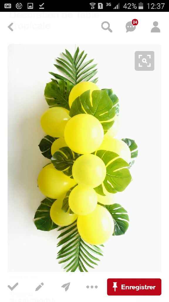 Début de la décoration de mon mariage : thème exotique - 5