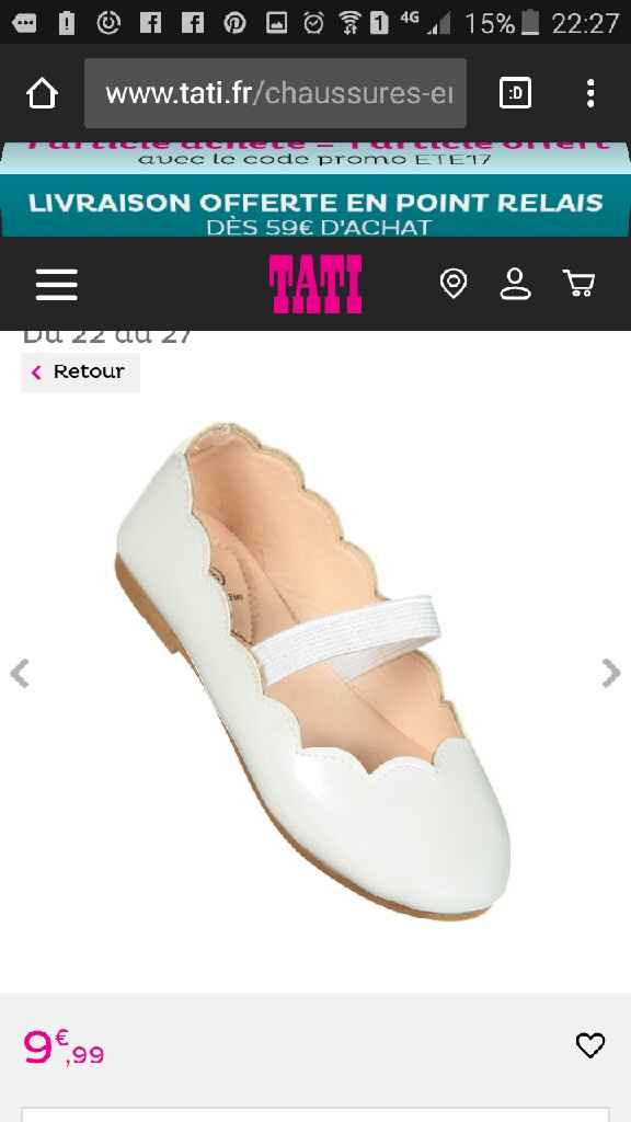 Site pour chaussures de petites filles - 1