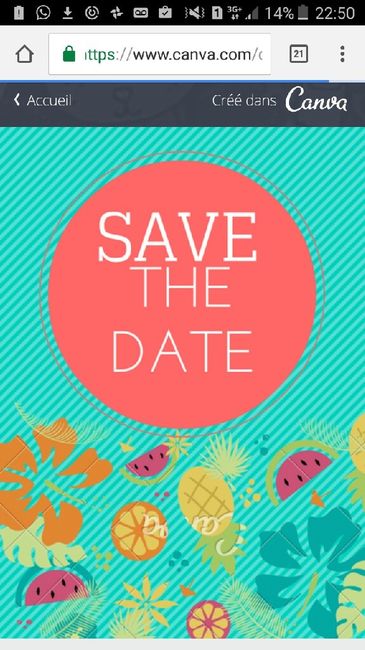 Save the date électronique - 1