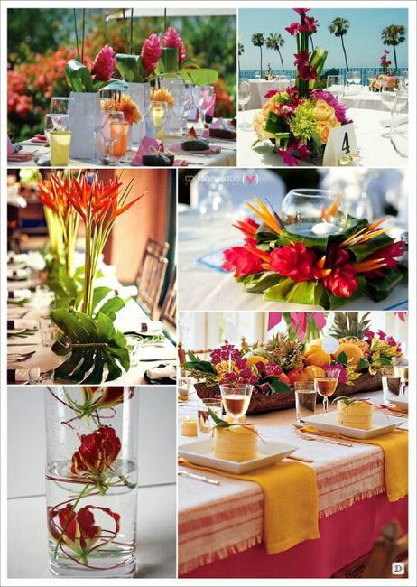 Début de la décoration de mon mariage : thème exotique - 4