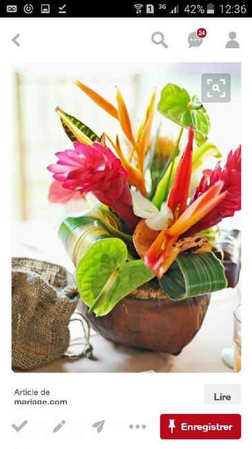 Début de la décoration de mon mariage : thème exotique - 6