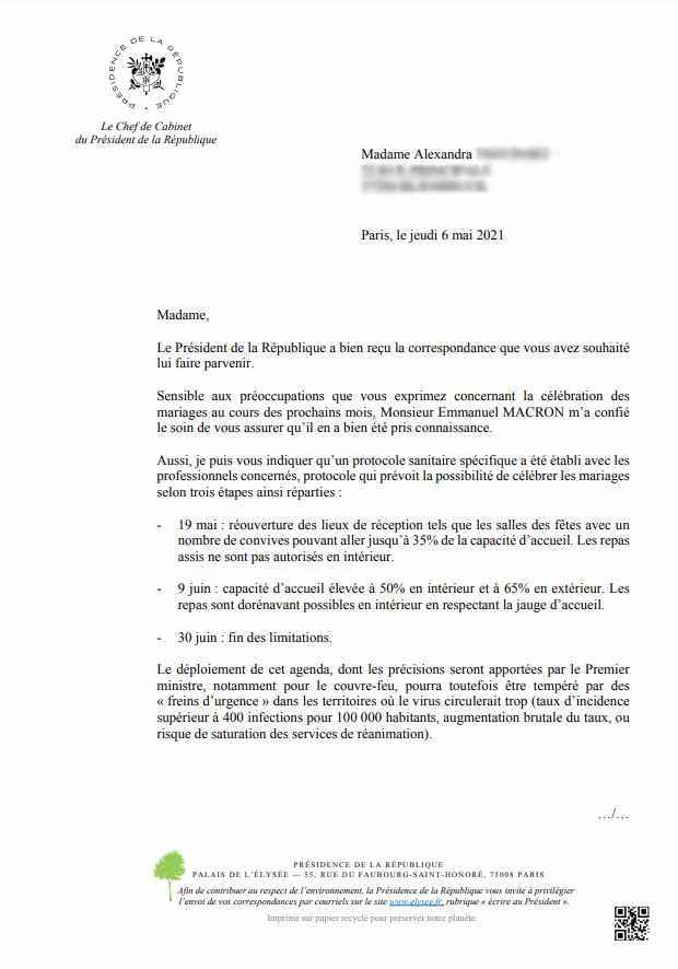 Réponse de l'elysée !!!!! Cette fois c'est bon la commu !!!!! J'en ai les larmes aux yeux !!!! - 1