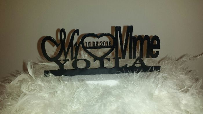 Mon wedding cake topper... ^_^ - 1