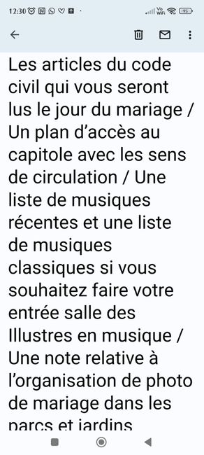 Liste de musique mairie Capitole. 5