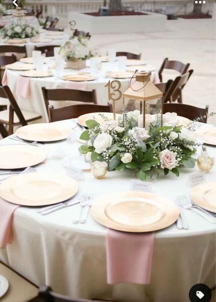 Centres de table sur tables rondes - 1