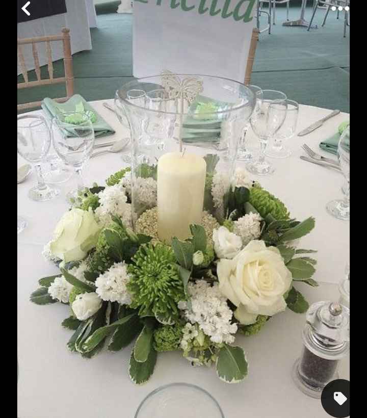 Centres de table sur tables rondes - 2