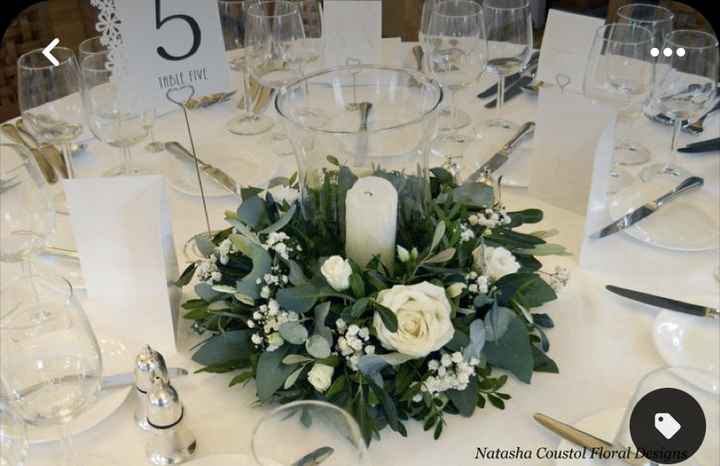 Centres de table sur tables rondes - 6