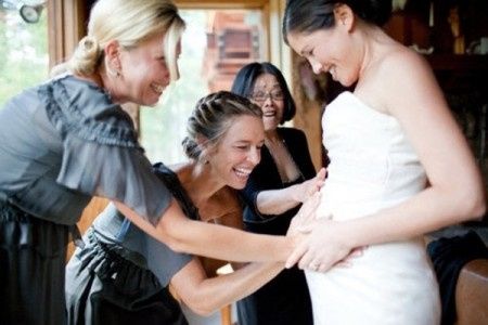 Les mariées enceintes en photo
