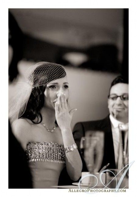 Les larmes de la mariée