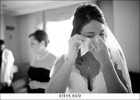 Les larmes de la mariée