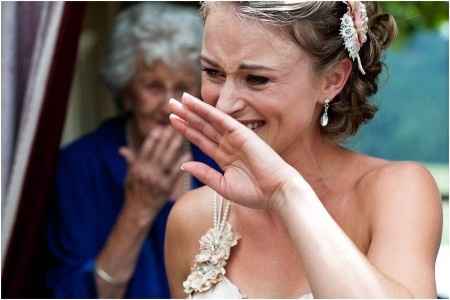 Les larmes de la mariée