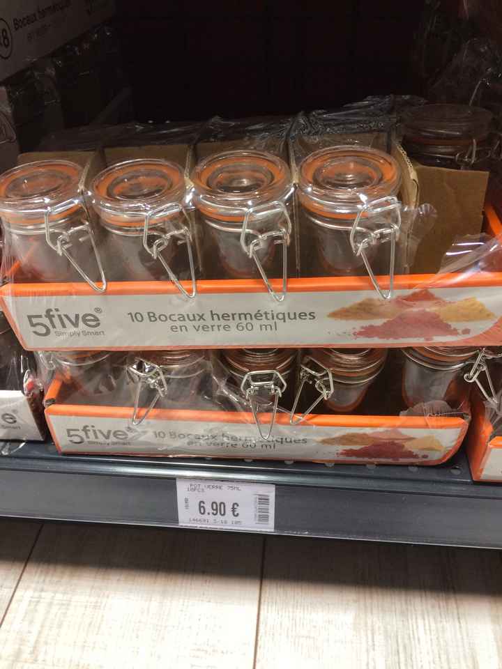 Petits bocaux pour m&ms help - 1