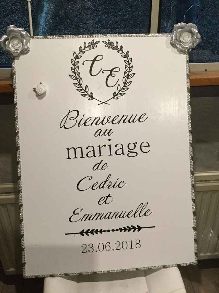 Pancarte de bienvenue - 1