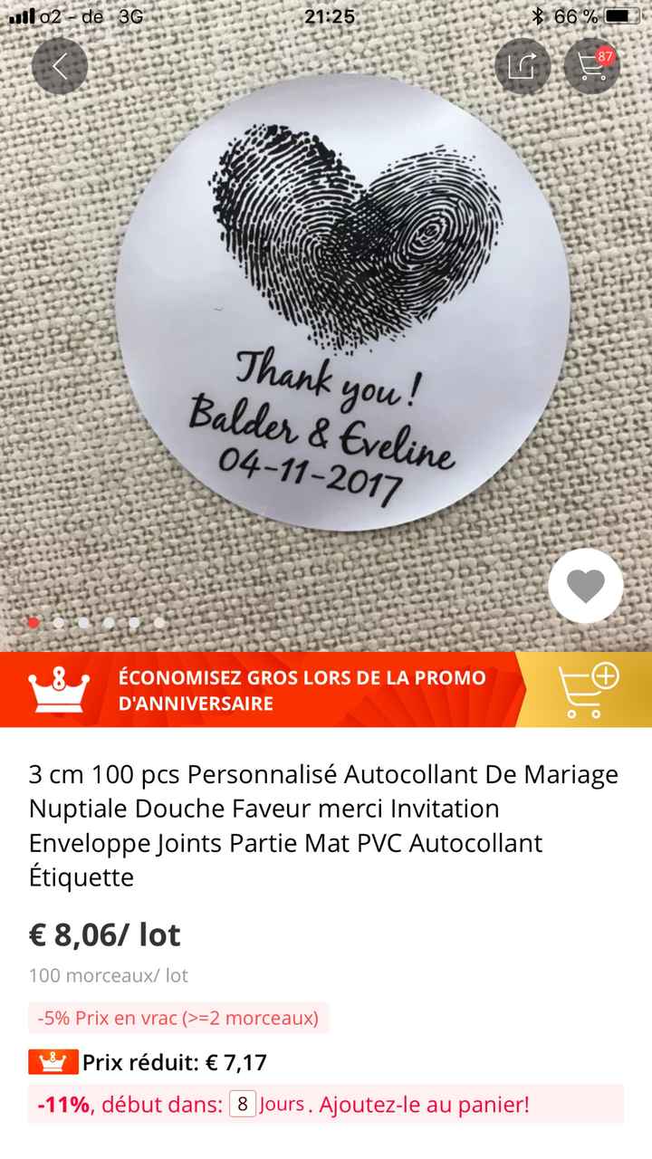 Stickers autocollants personnalisables - 1