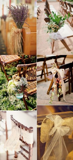 décorations de chaises