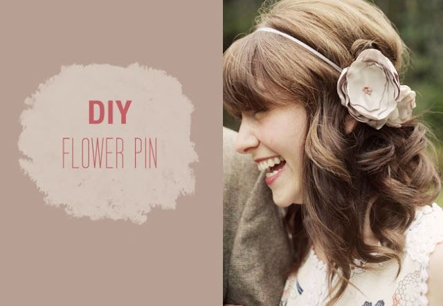 Tutoriel boutonnière ou diadème