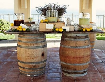 Mariage sur le thème du vin 