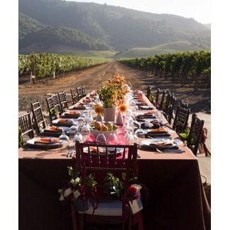Mariage sur le thème du vin