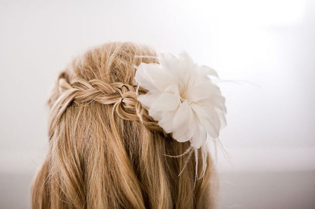 Coiffure avec tresses