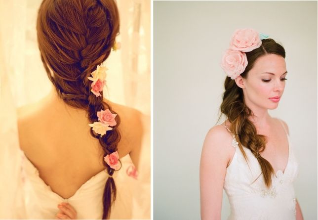 Coiffure avec tresses