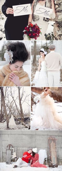 mariage en hiver