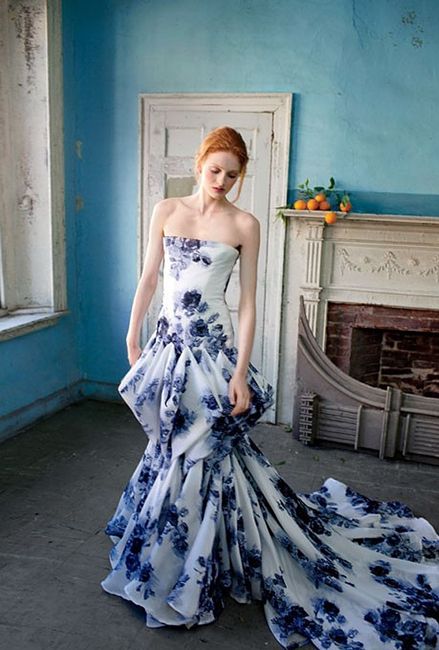 un mariage en bleu
