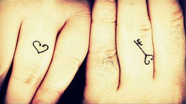 Les tatouages en couple