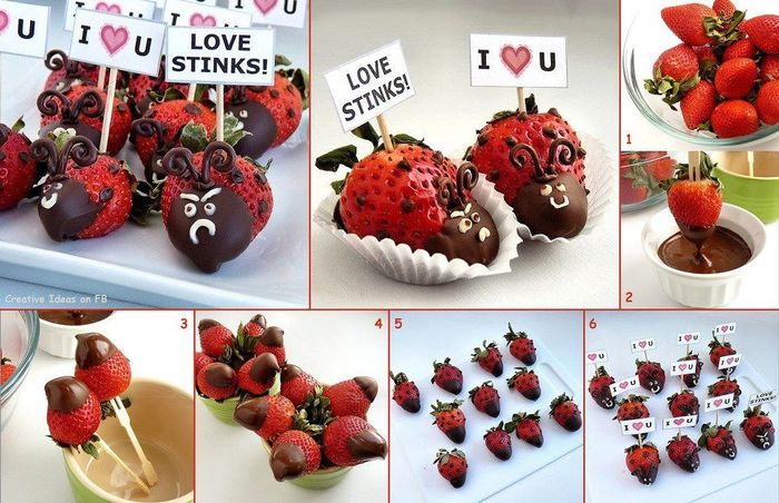 Des fraises trop mignonnes