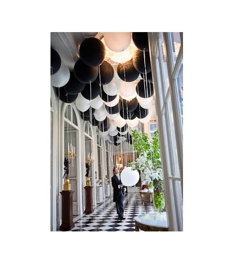 mariage noir et blanc
