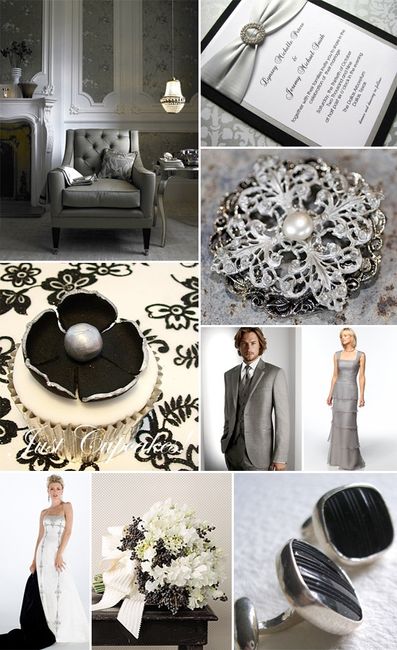 Le club du mariage blanc, noir et argent - 5