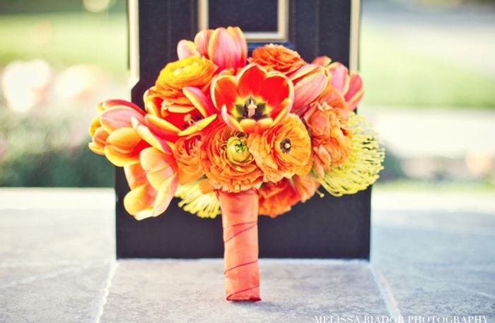 Le club du mariage rose framboise, orange et jaune - 9