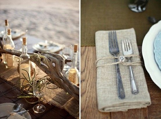 Idées décoration avec de la toile de jute