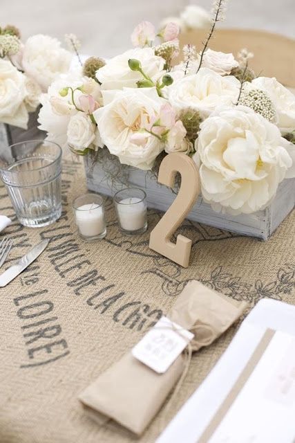 Idées décoration avec de la toile de jute