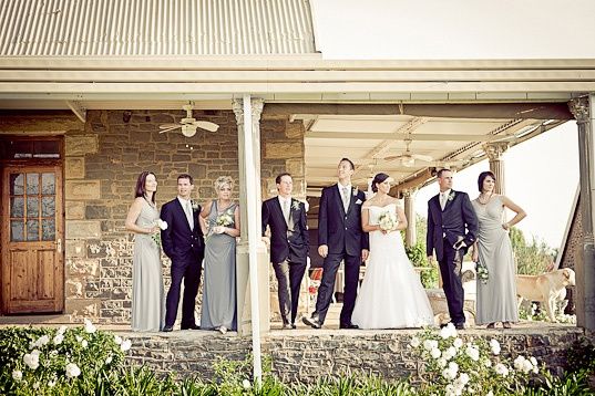 le club du mariage gris et blanc