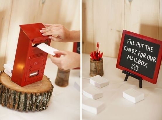 Décoration avec des boites aux lettres 