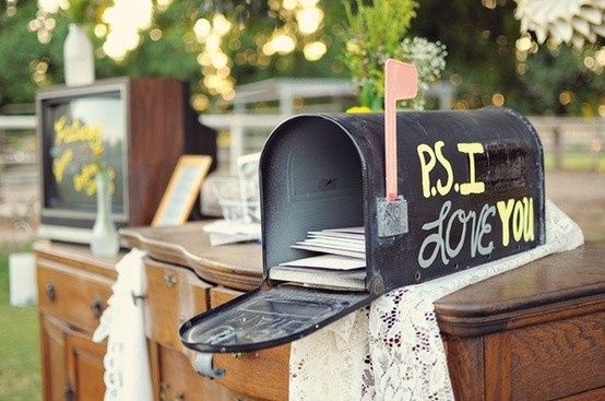 Décoration avec des boites aux lettres 