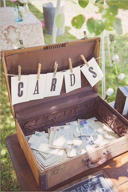 Décoration avec des boites aux lettres et courrier