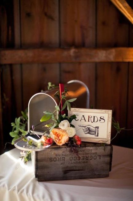 Décoration avec des boites aux lettres et courrier