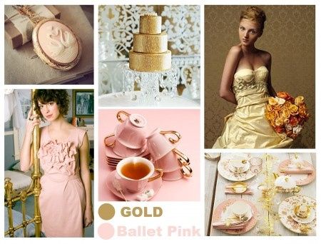 Le club du mariage rose et or