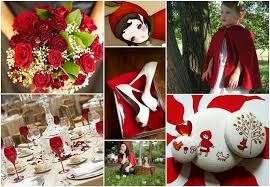 mariage theme chaperon rouge