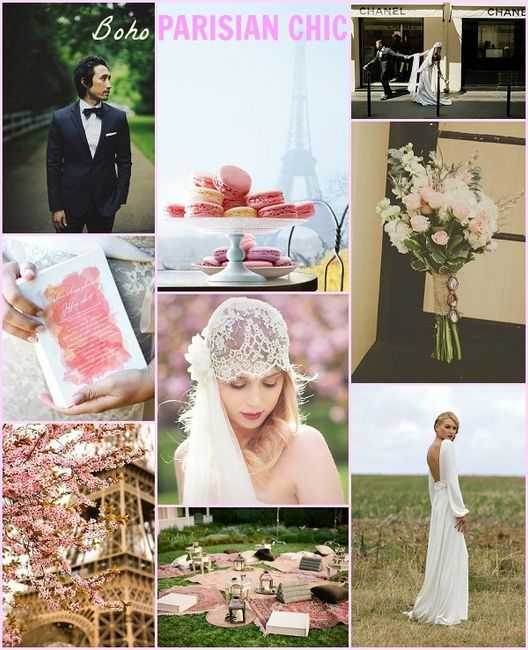 Idées décoration pour un mariage sur le thème de Paris