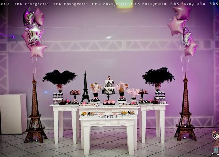 Idées décoration pour un mariage sur le thème de Paris
