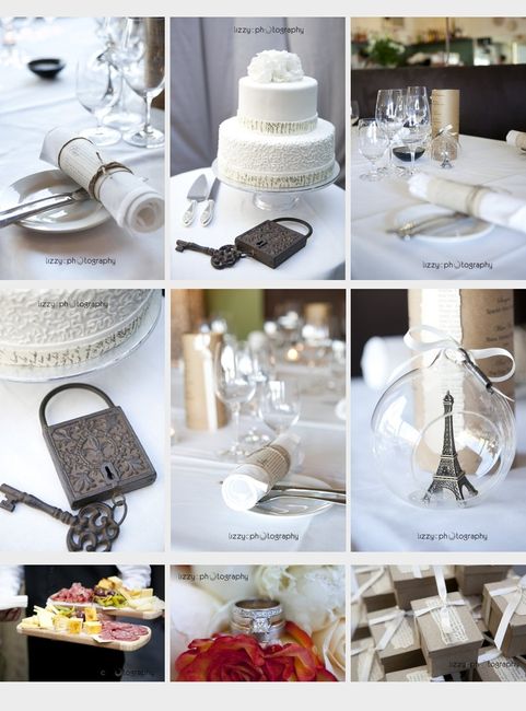 Idées décoration pour un mariage sur le thème de Paris